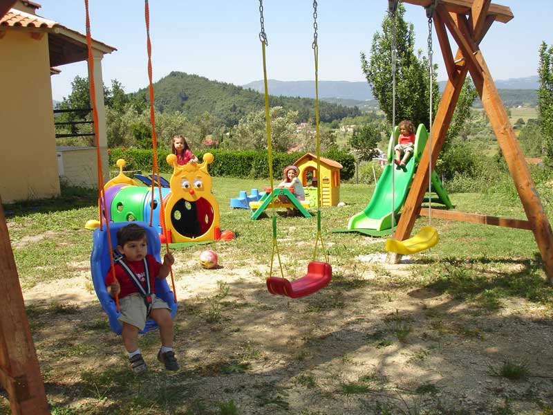 Kinderspielplatz-Panorama