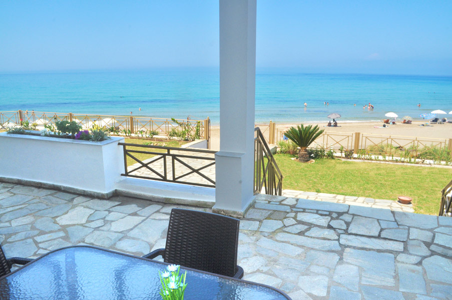 Apartment am Strand - Veranda